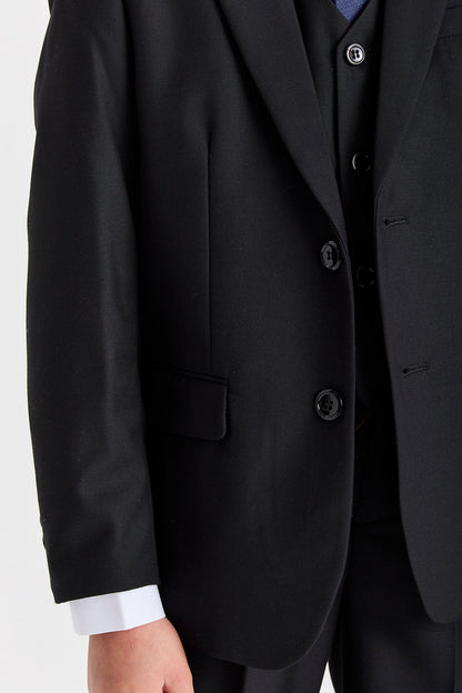 Device - Boy's Parker Black Three piece Suit