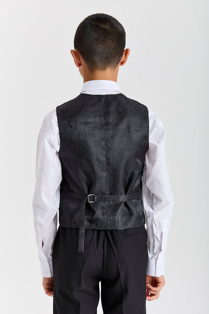 Device - Boy's Parker Black Three piece Suit