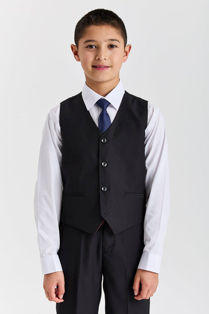 Device - Boy's Parker Black Three piece Suit