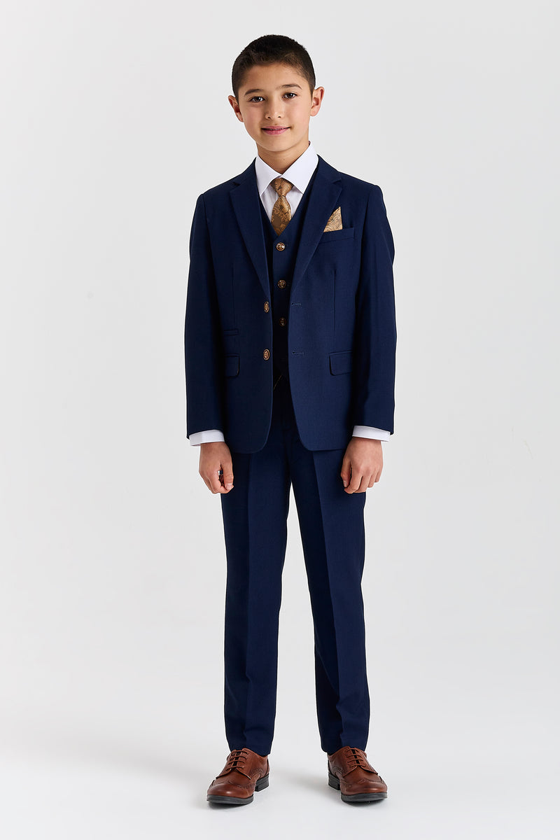 Device - Boy's Mayfair Navy Three Piece Suit