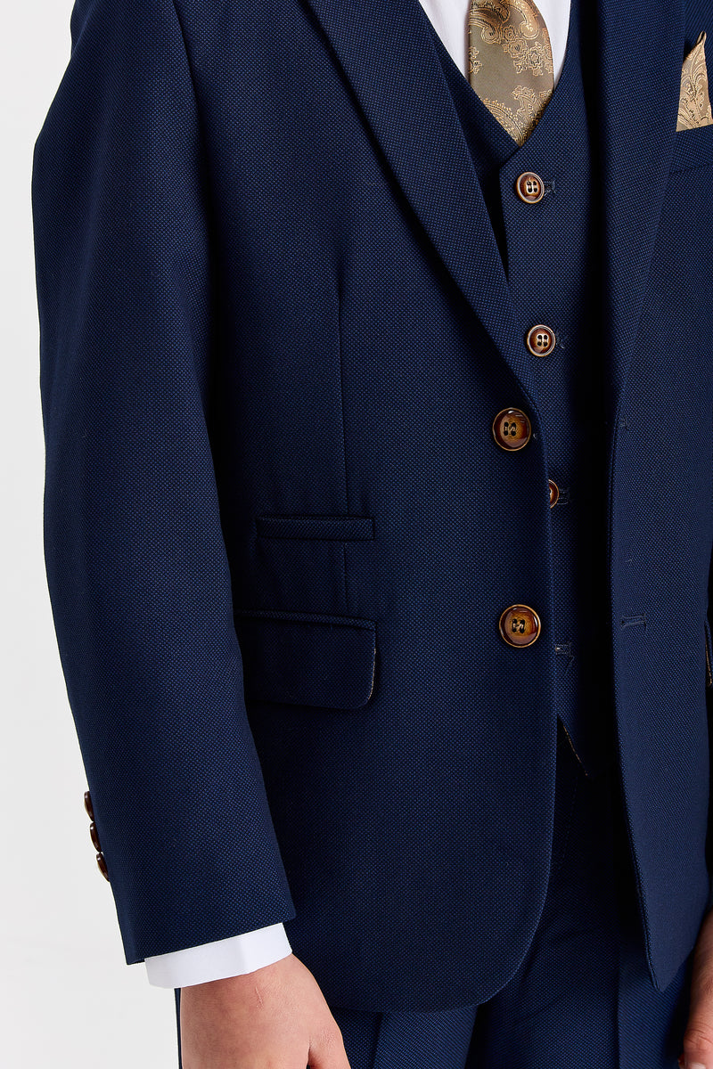 Device - Boy's Mayfair Navy Three Piece Suit