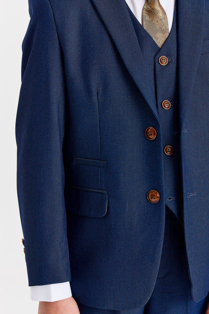 Device - Boy's Mayfair Blue Three Piece Suit