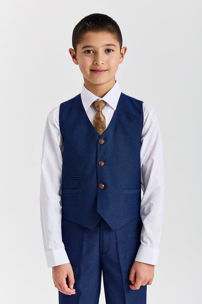 Device - Boy's Mayfair Blue Three Piece Suit