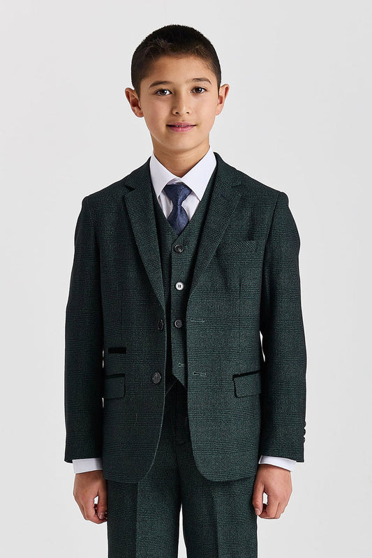 Device - Boy's Regent Olive Three Piece Suit
