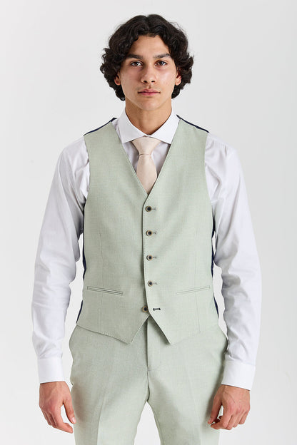 Belmont Sage Men's Three Piece Suit
