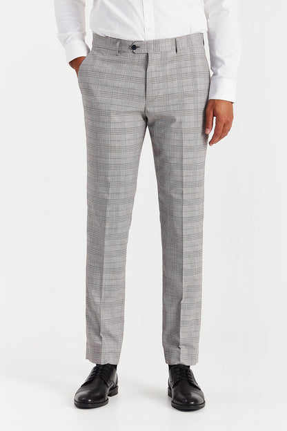 Hugo Grey Check Three Piece Suit
