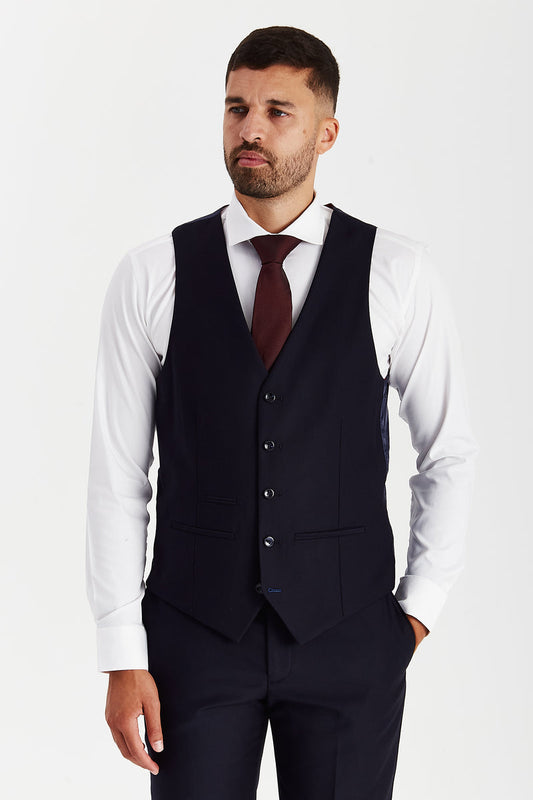 Parker - Men's Navy Waistcoat