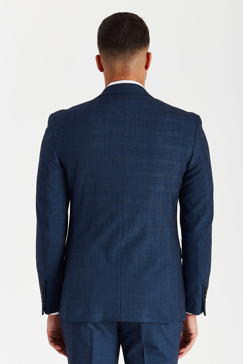 Viceroy - Men's Navy Check Blazer