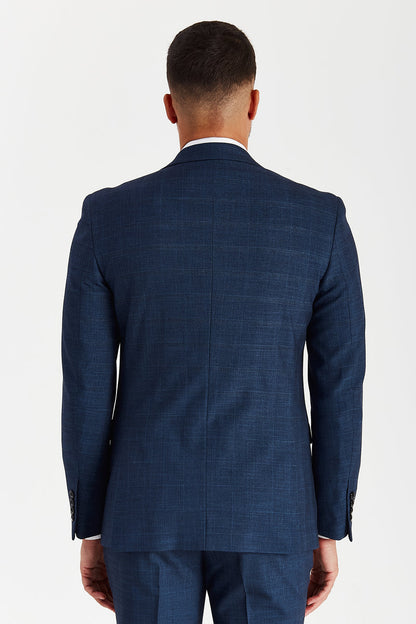 Viceroy - Men's Navy Check Blazer