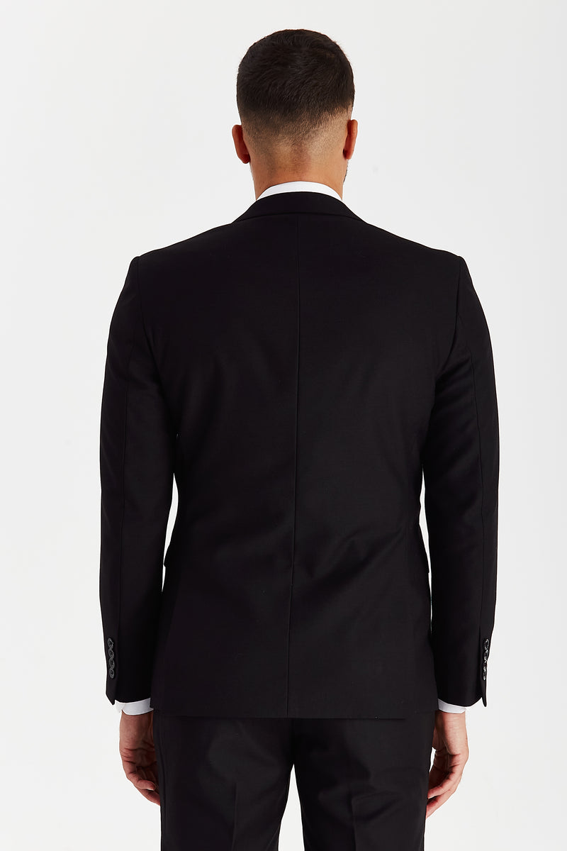 Parker Black Three Piece Suit