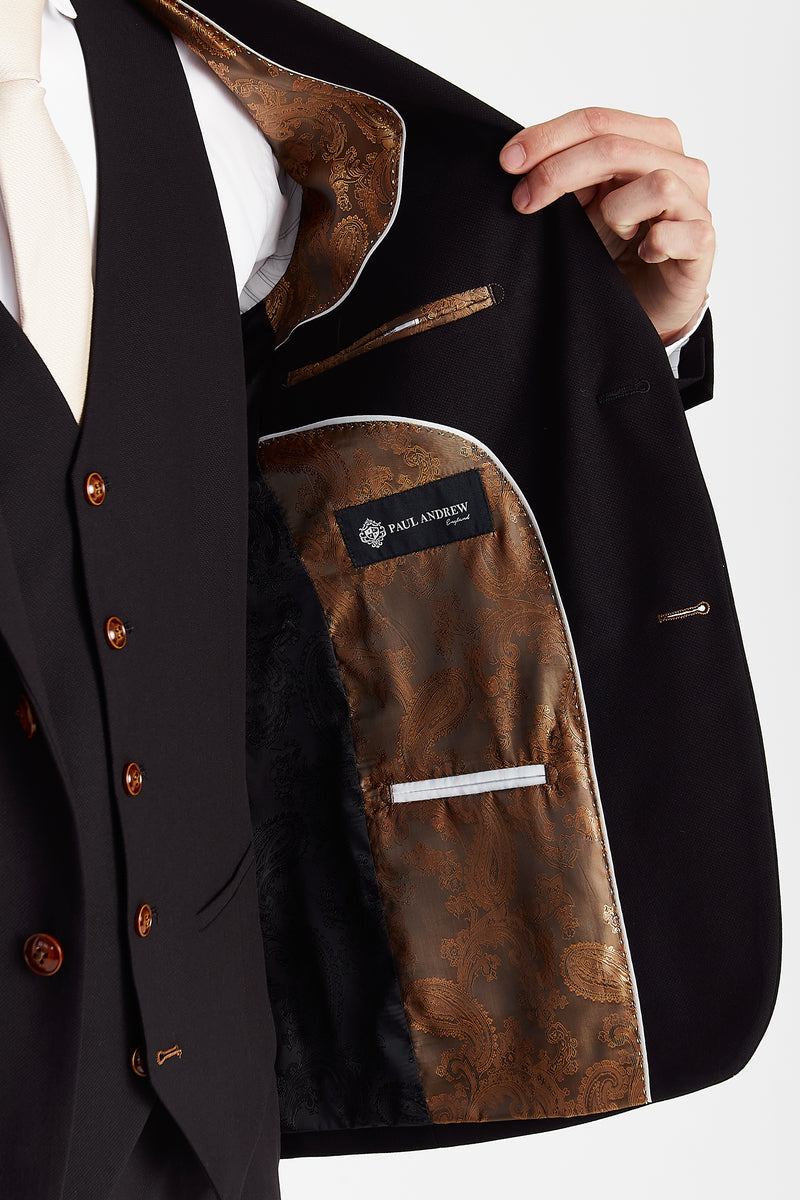 Mayfair - Men's Black Textured Blazer