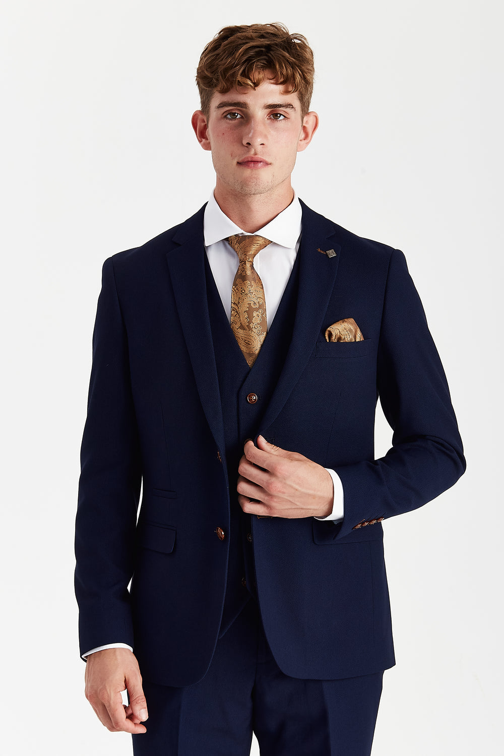Mayfair Navy Three Piece Suit