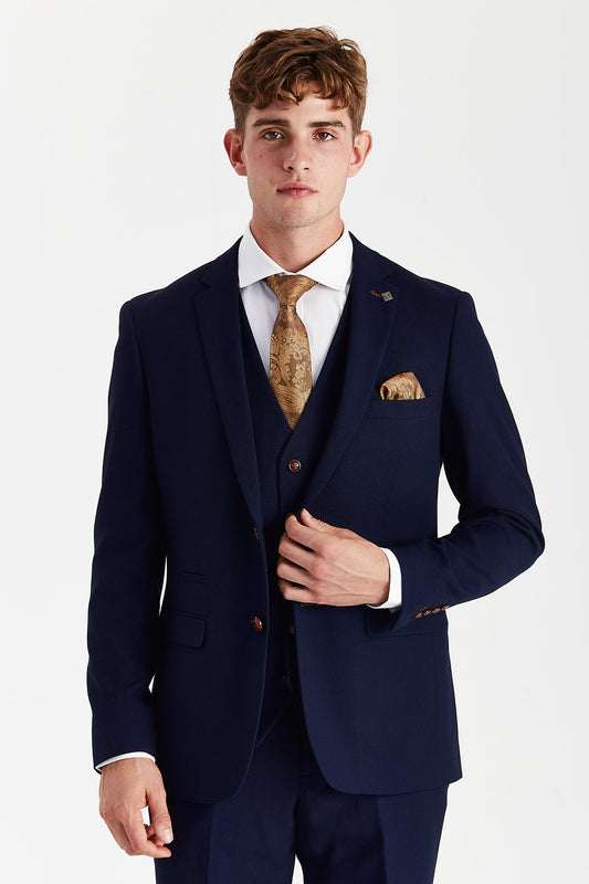 Mayfair Navy Three Piece Suit