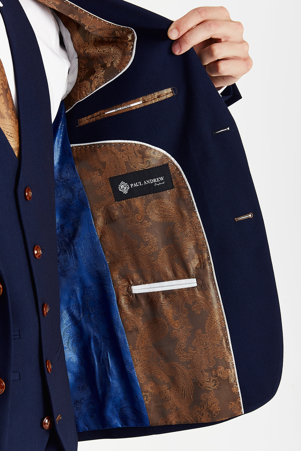 Mayfair Navy Three Piece Suit