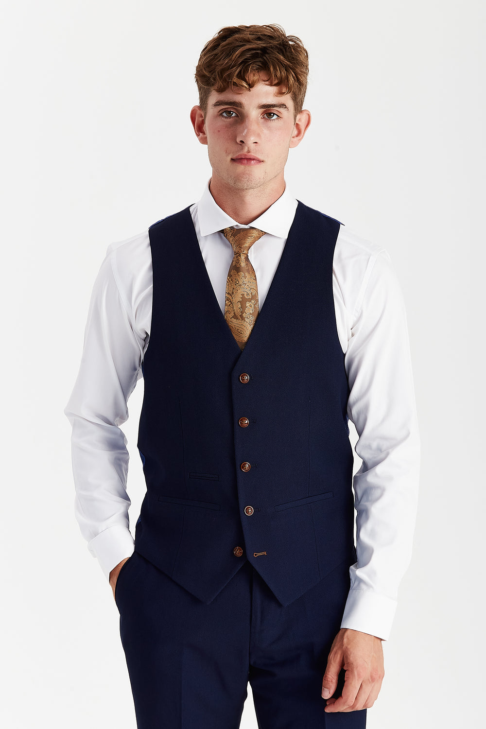 Mayfair Navy Three Piece Suit
