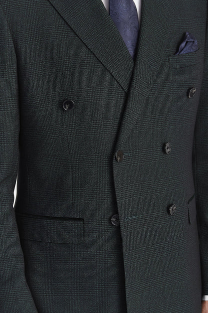 Regent - Olive Double-breasted Blazer