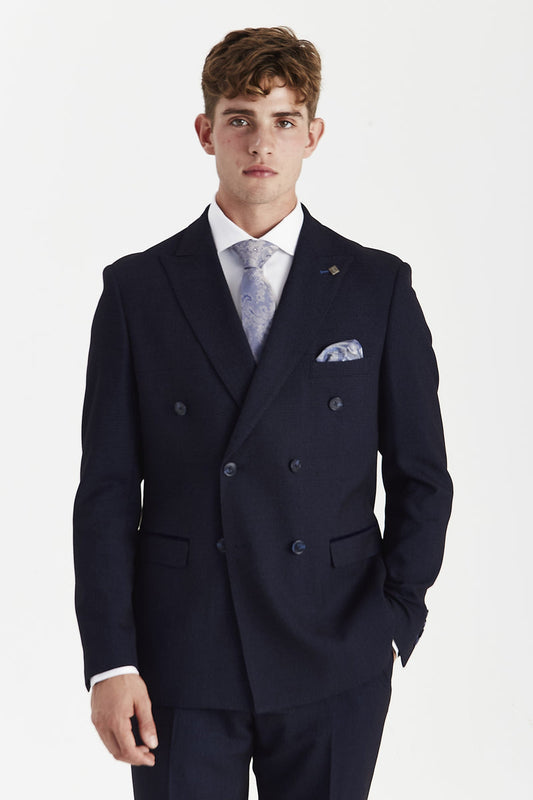 Regent - Navy Double-breasted Blazer