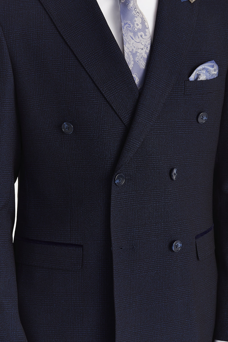 Regent - Navy Double-breasted Blazer