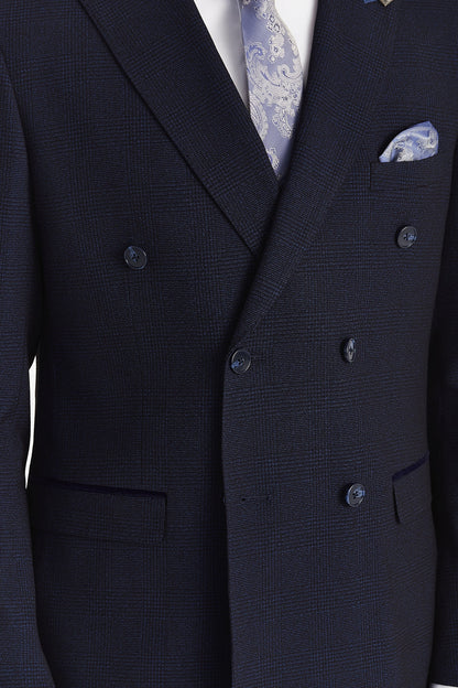 Regent Navy Double-Breasted Suit