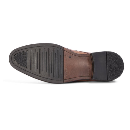 Cambridge - Tan Leather Brogue Shoe