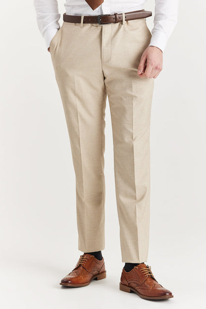 Belmont Beige Men's Two Piece Suit