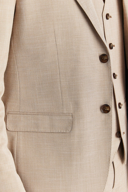 Kurt - Men's Beige Blazer