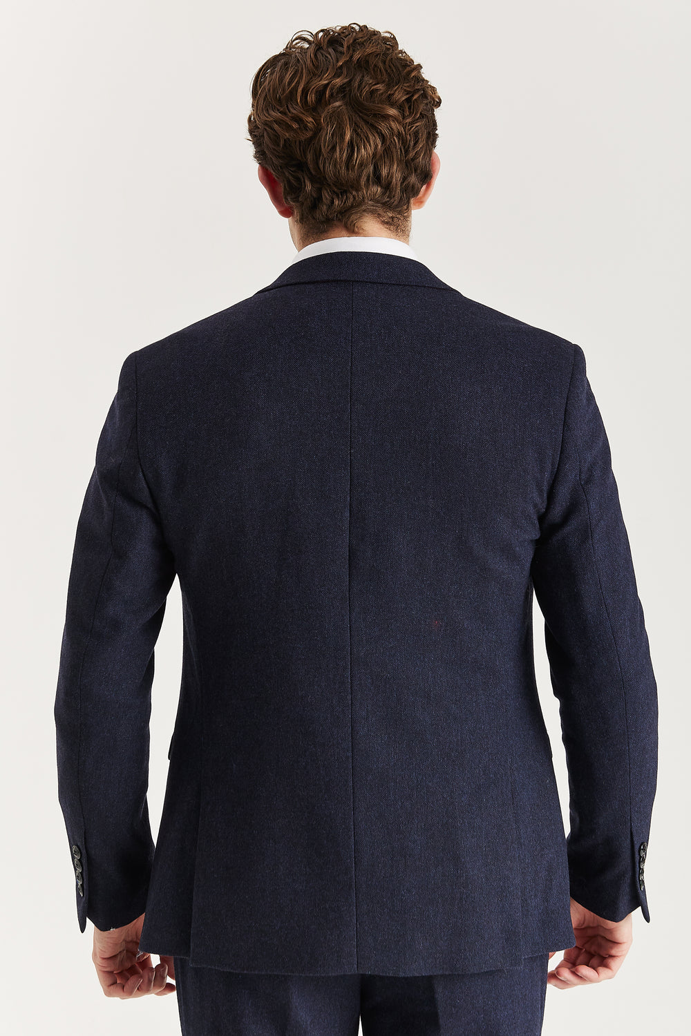 Oscar Navy Tweed Two Piece Suit