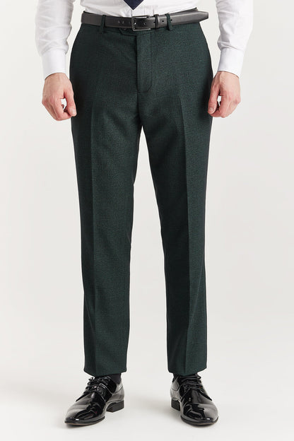 Regent Olive Check Two Piece Suit