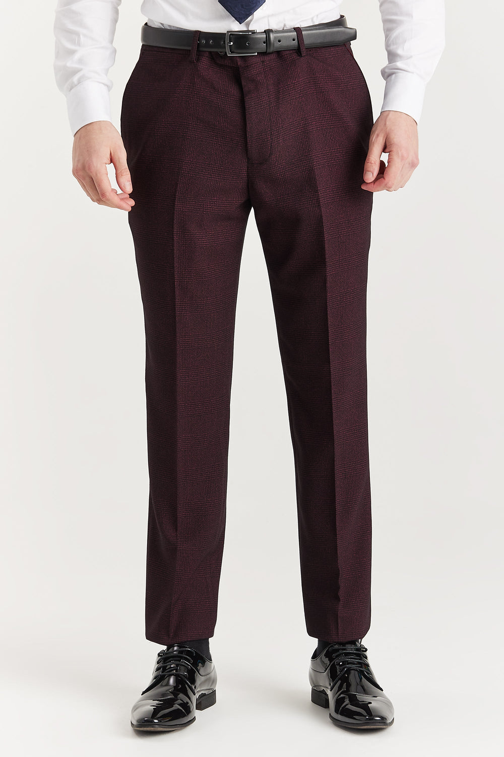 Regent Wine Double-Breasted Suit
