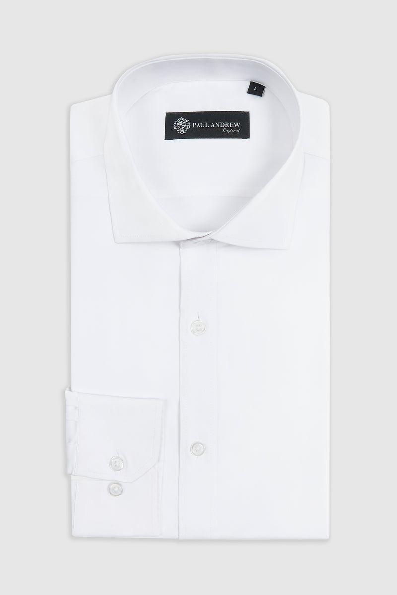 Oliver - White Cutaway Collar Shirt