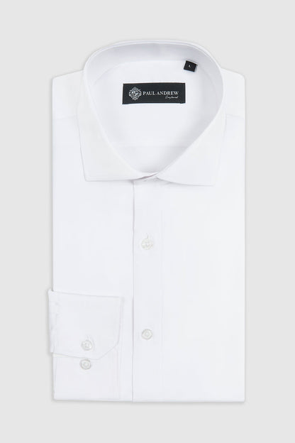 Oliver - White Cutaway Collar Shirt