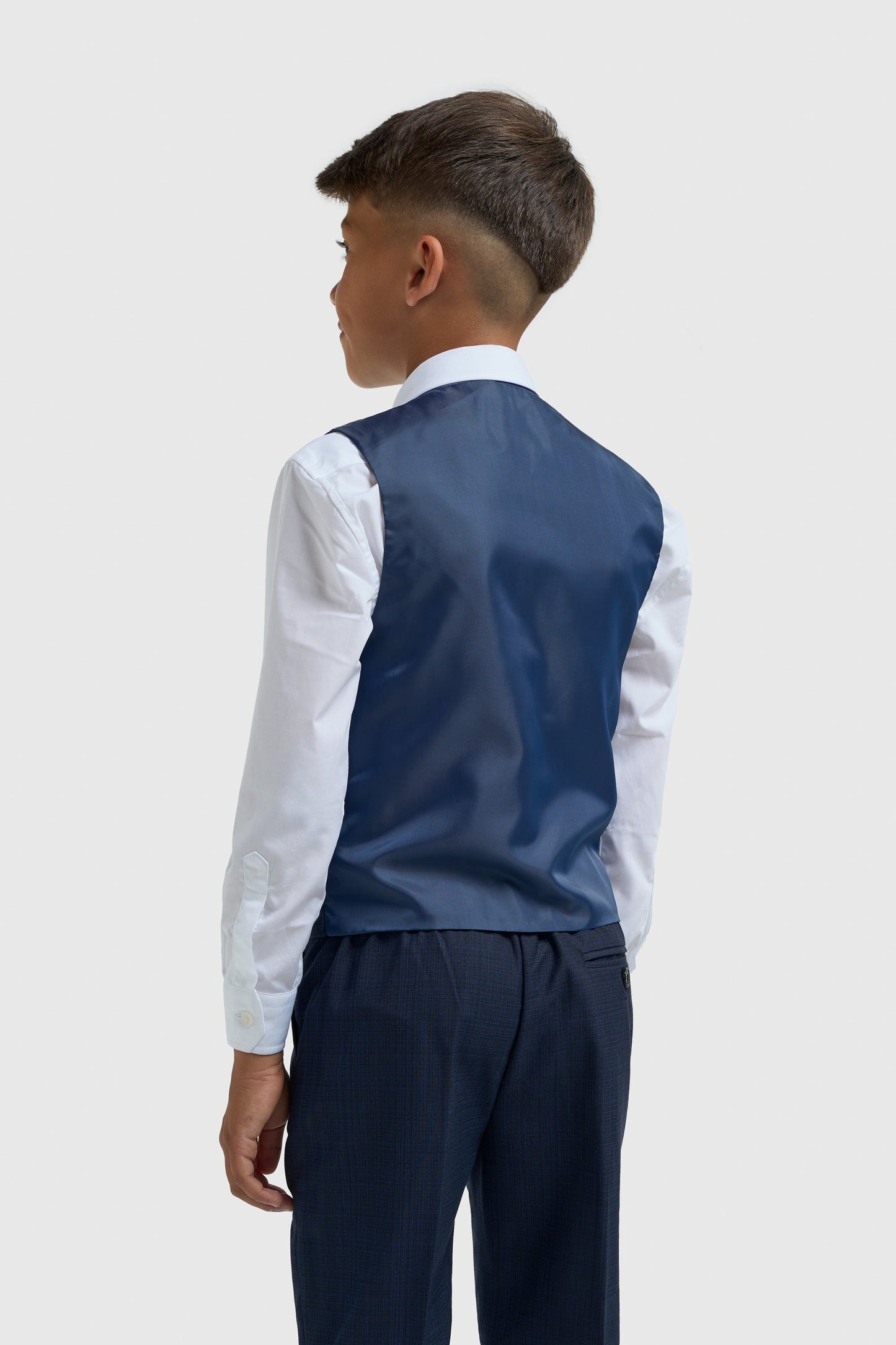 Boys Navy Plain Suit