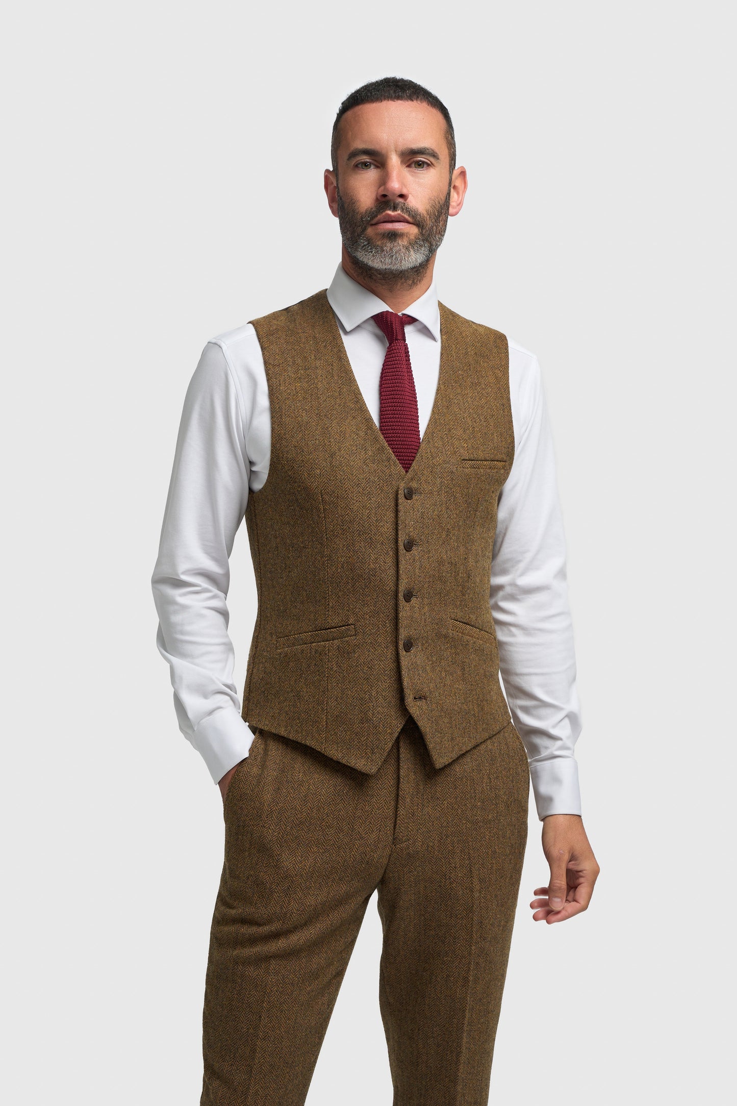 Thomas Brown Tweed Three Piece Suit
