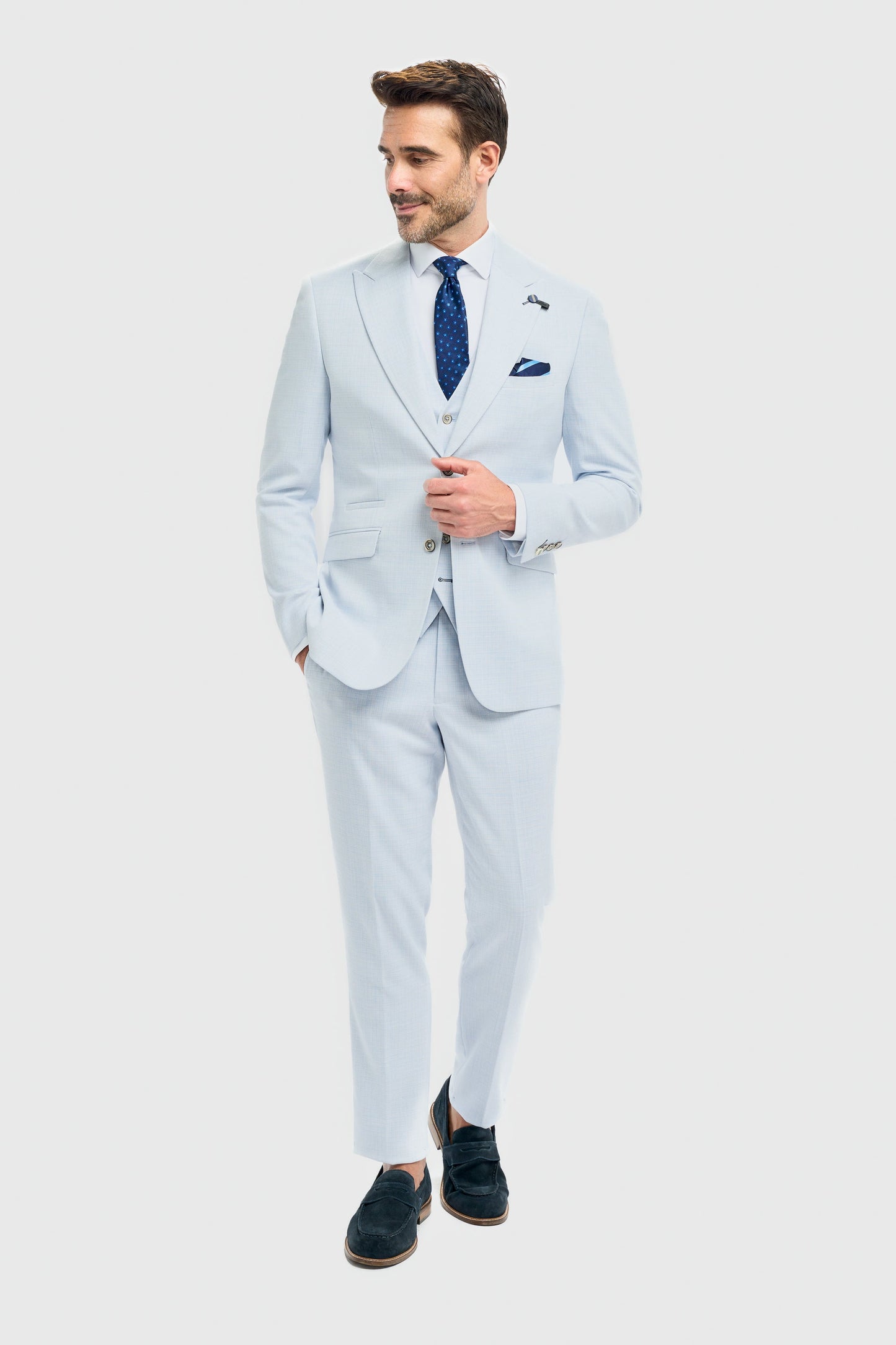 Tropez Sky Waistcoat