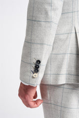 Light Grey Check Blazer