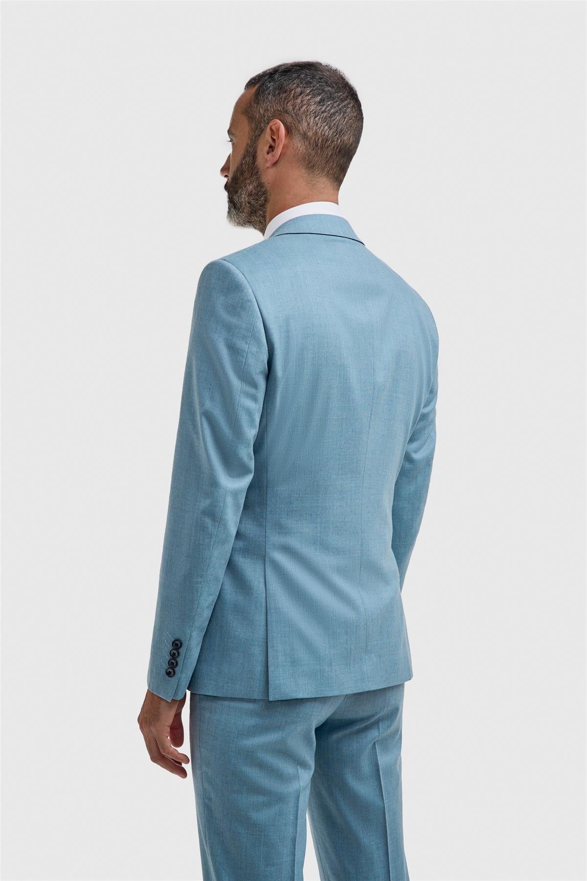 James Marine Super 130s Wool Three Piece Suit