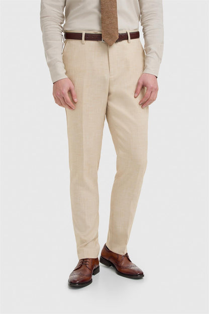 Malibu Beige Three Piece Suit
