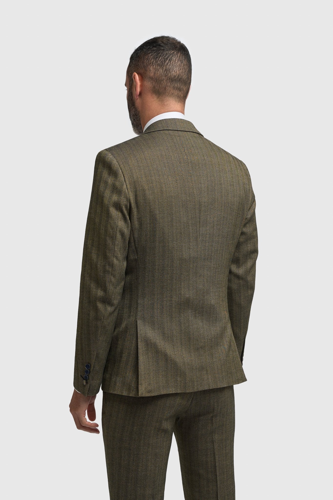 Damon Three Piece Suit with Double Breasted Waistcoat