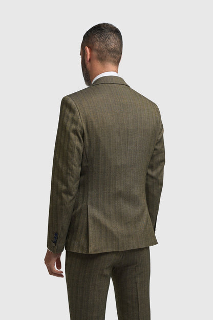 Damon Three Piece Suit with Double Breasted Waistcoat