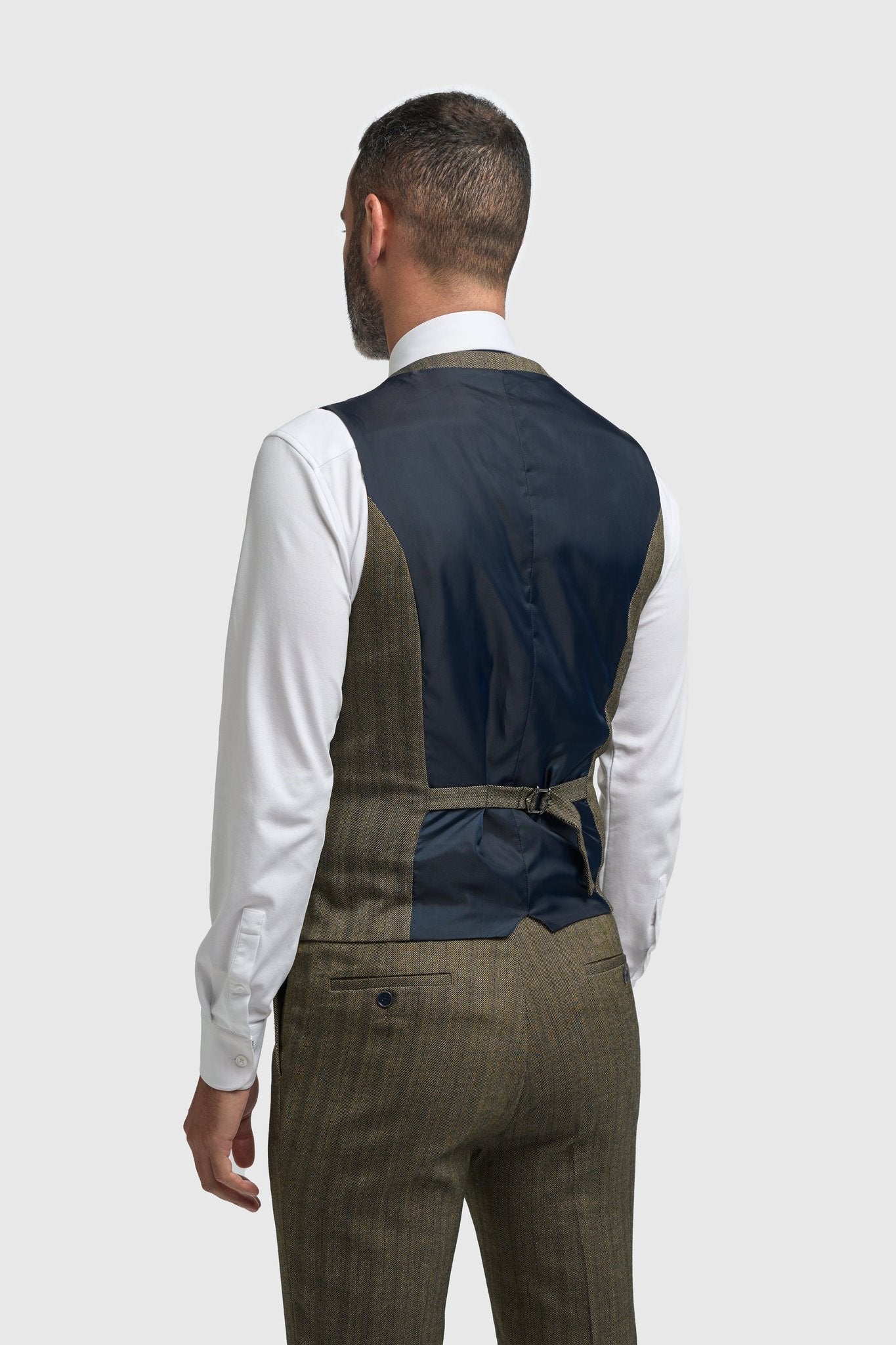 Damon Three Piece Suit with Single Breasted Waistcoat