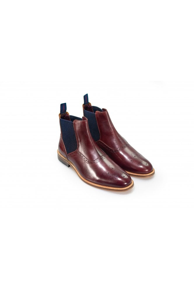 Aanvankelijk noedels Product Moriarty Burgundy Chelsea Boots by Cavani | Suit Savvy