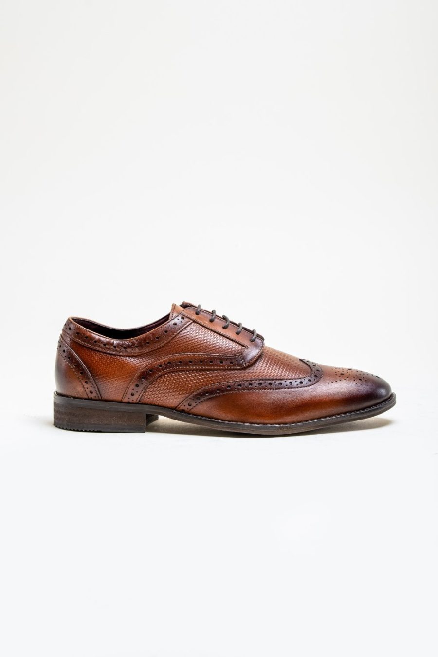 Orleans Brown Brogue Shoes by Cavani