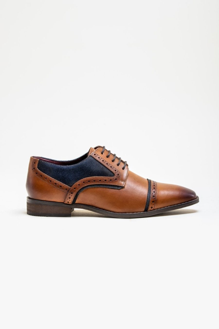 Braga Tan Brogue Shoes by Cavani