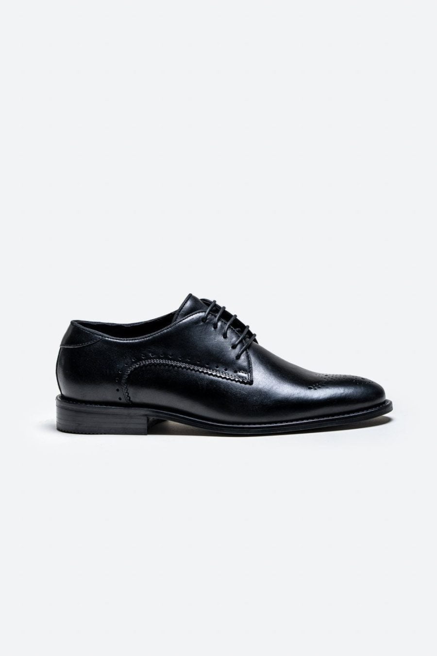 Madrid Black Brogue Shoes by Cavani