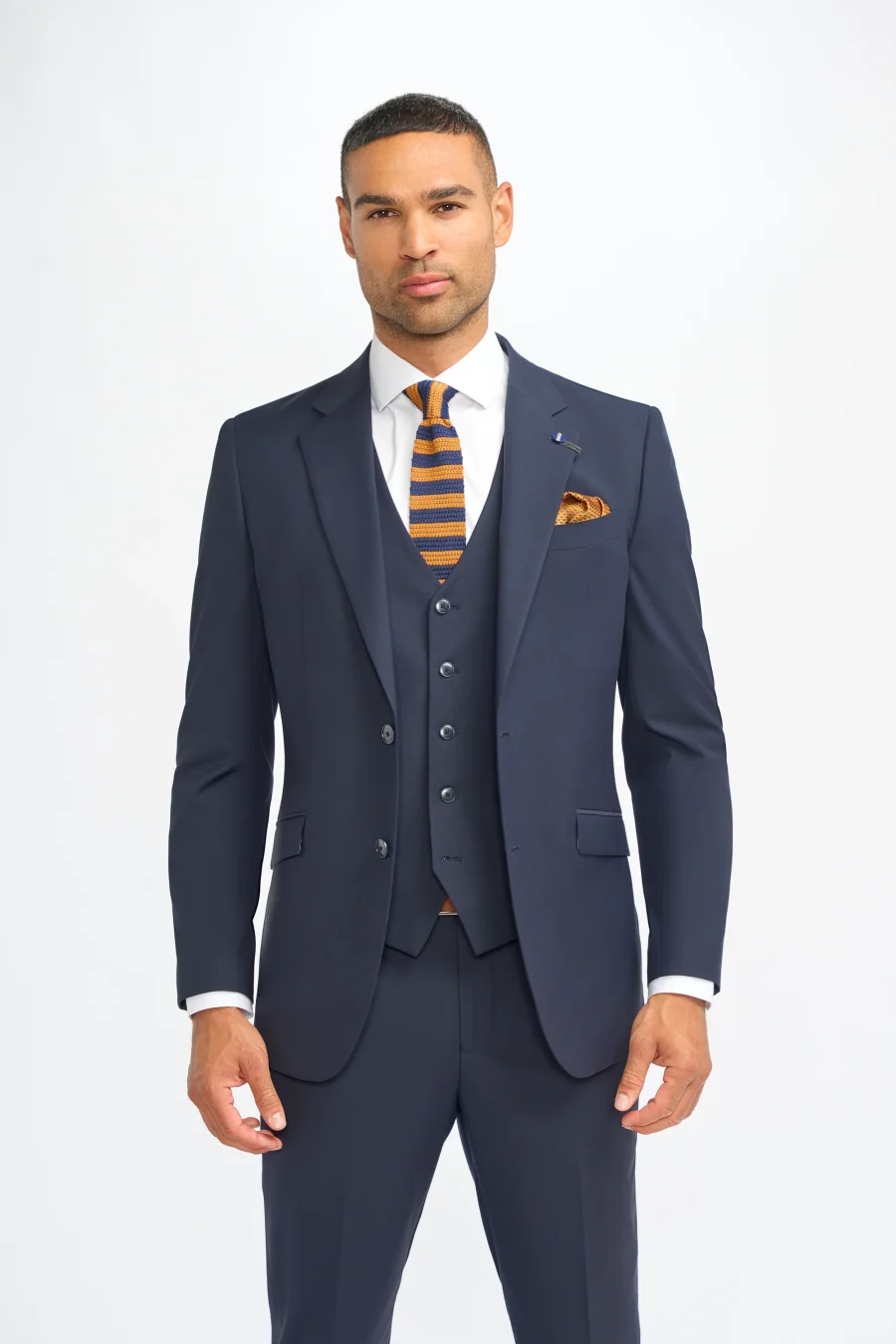 Malibu Navy Three Piece Suit by Cavani